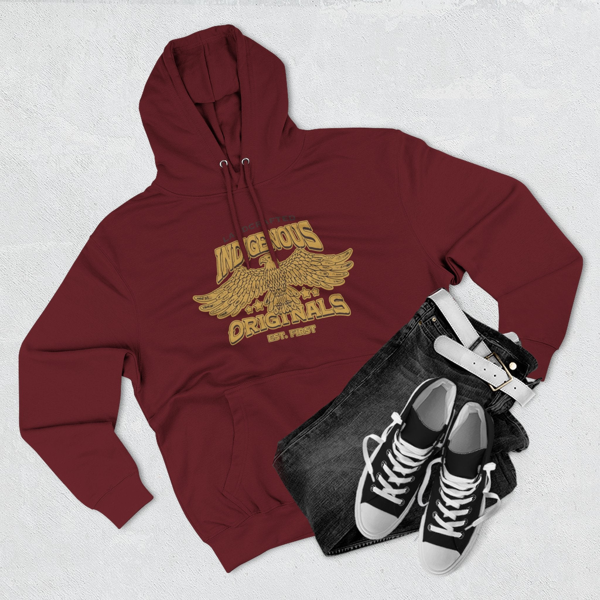 Vintage Golden Eagle Hoodie — Legendary Originals Graphic Hoodie