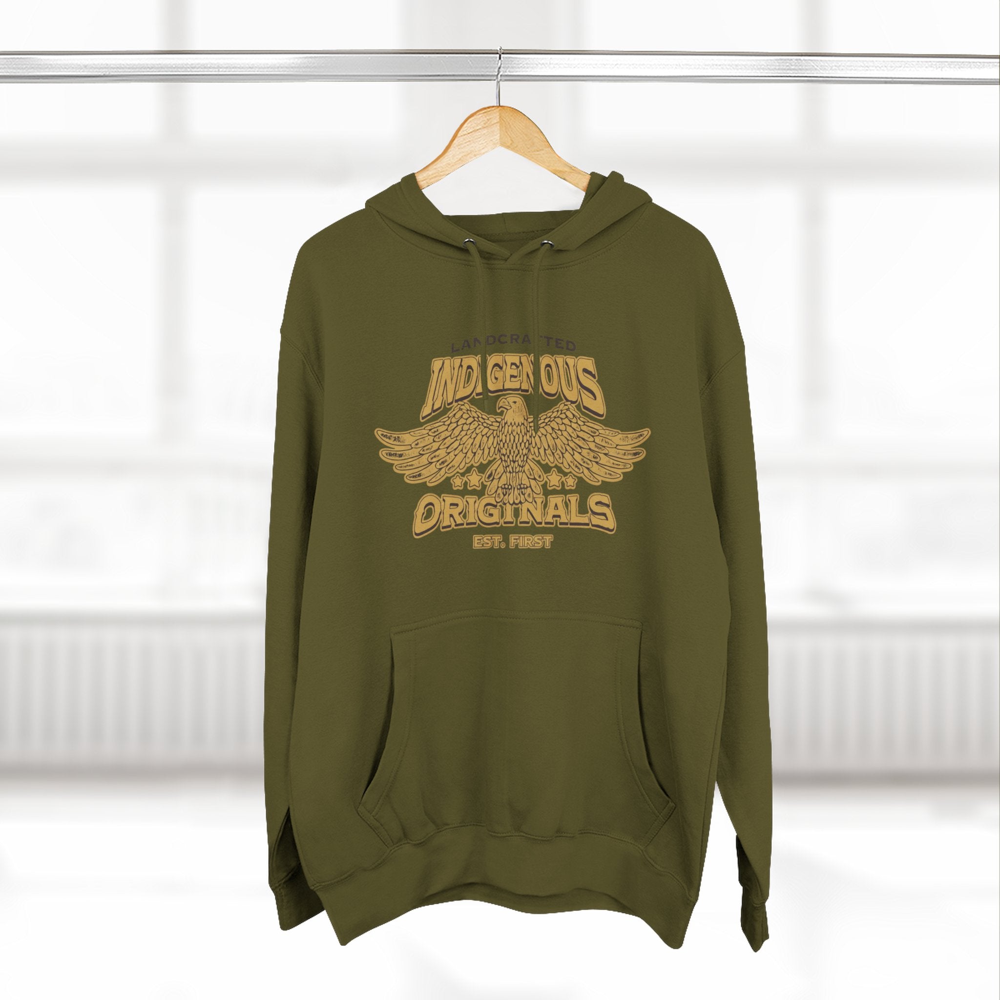 Vintage Golden Eagle Hoodie — Legendary Originals Graphic Hoodie