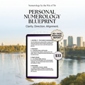 Personal Numerology Blueprint — 40+ Page Report
