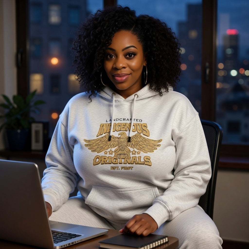 Vintage Golden Eagle Hoodie — Legendary Originals Graphic Hoodie