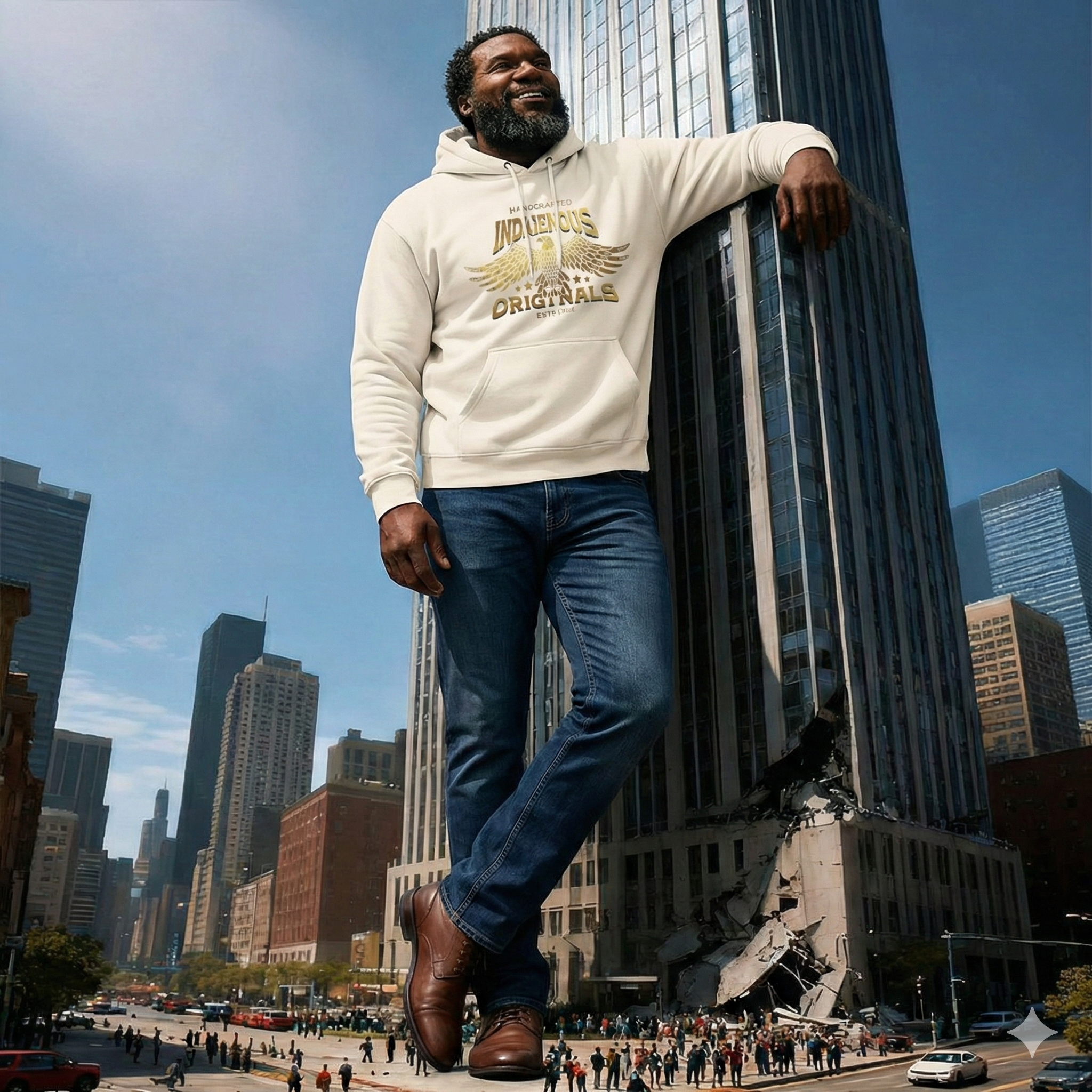 'Indigenous Originals' Gold Edition Hoodie