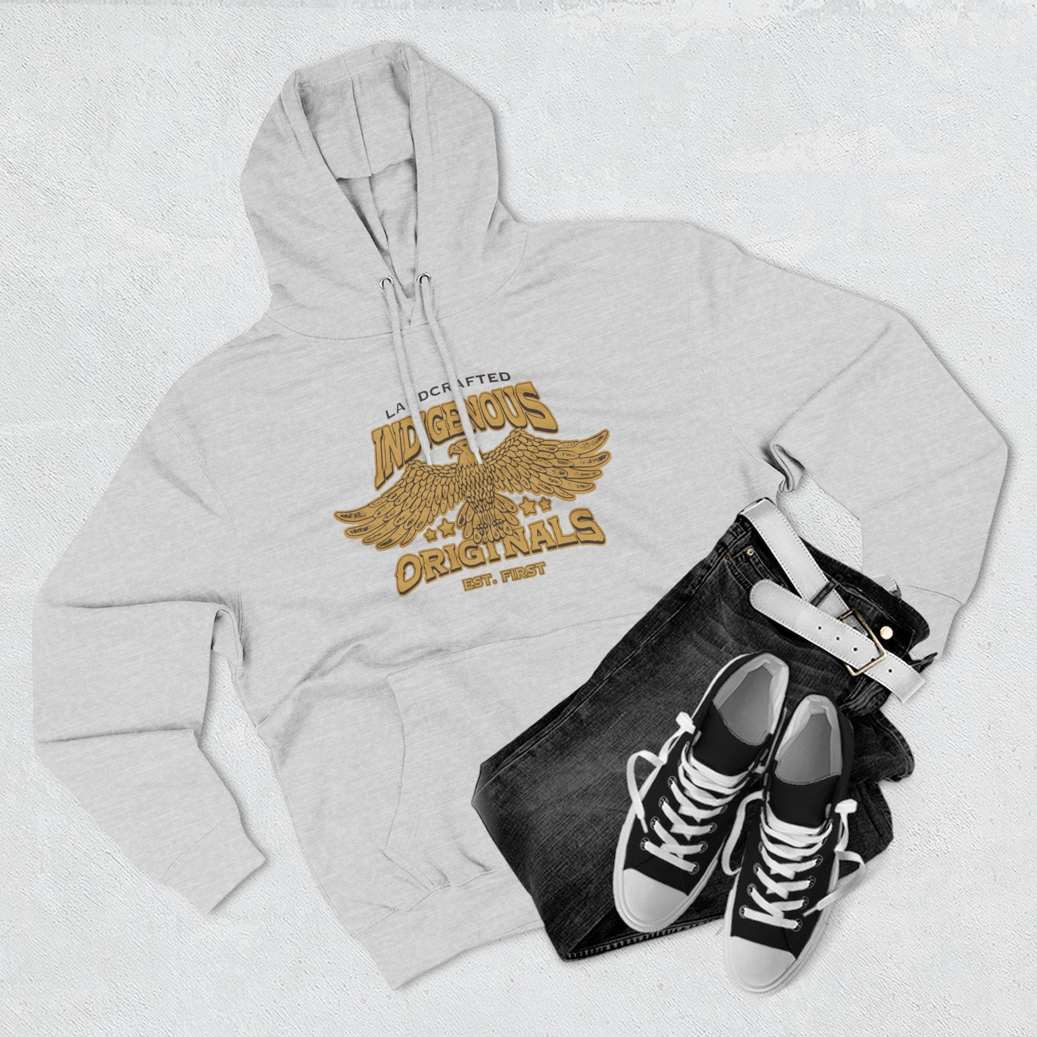 Vintage Golden Eagle Hoodie — Legendary Originals Graphic Hoodie