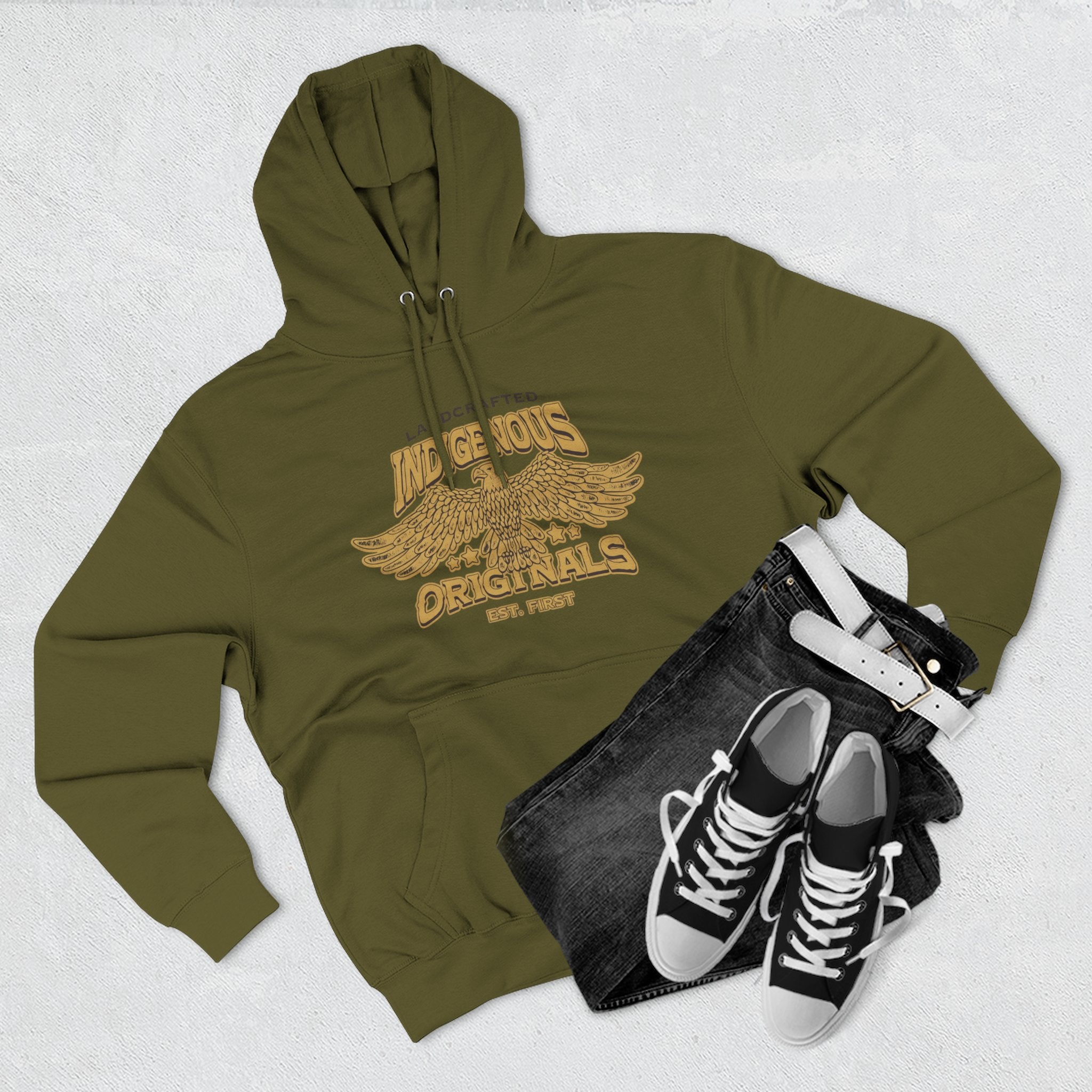 Vintage Golden Eagle Hoodie — Legendary Originals Graphic Hoodie